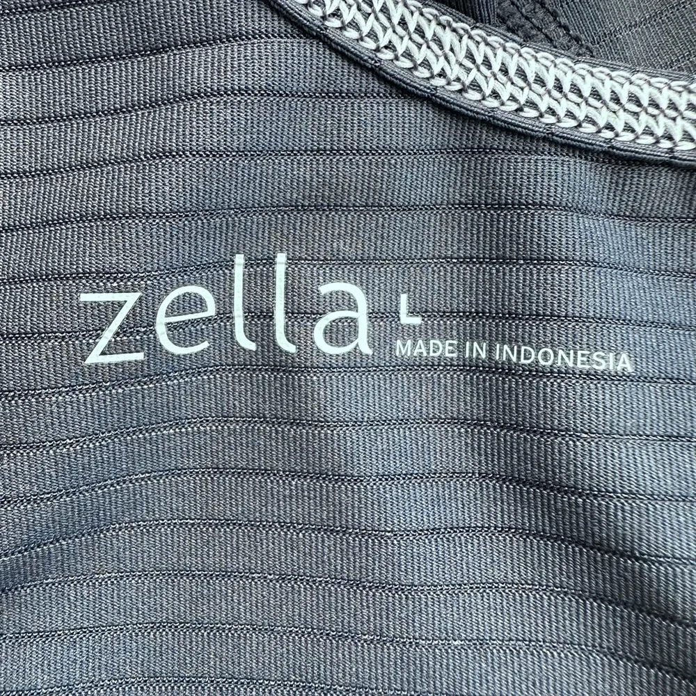 Zella Run Ruched Racerback Tank Top Adjustable Ruching Size Large - Picture 12 of 16